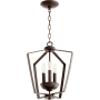Quorum International Fort Worth 3 Light 13" Wide Pendant Oiled Bronze