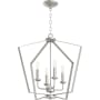 Quorum International 4 Light 23" Wide Pendant Satin Nickel