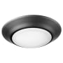Quorum International 6" Wide LED Flush Mount Bowl Ceiling Fixture Noir