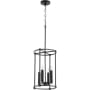 Quorum International Olympus 4 Light 12" Wide Pendant Noir
