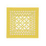 Reggio Registers Scroll Series 12" x 12" Floor Grille without Mounting Holes Sun Gold Aluminum