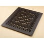 Reggio Registers Scroll Series 14" x 18" Floor Grille without Mounting Holes Oil Rubbed Bronze Aluminum
