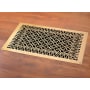 Reggio Registers Scroll Series 18" x 30" Grille with Mounting Holes Sun Gold Aluminum