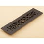 Reggio Registers Scroll Series 2-1/4" x 10" Floor Grille without Mounting Holes Oil Rubbed Bronze Aluminum