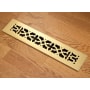 Reggio Registers Scroll Series 2-1/4" x 14" Floor Grille without Mounting Holes Sun Gold Aluminum
