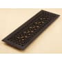 Reggio Registers Scroll Series 6" x 22" Grille with Mounting Holes Oil Rubbed Bronze Aluminum