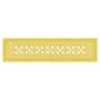 Reggio Registers Scroll Series 6" x 30" Grille with Mounting Holes Sun Gold Aluminum