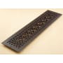 Reggio Registers Scroll Series 6" x 30" Grille with Mounting Holes Oil Rubbed Bronze Aluminum