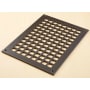 Reggio Registers Grid Series 8" x 12" Floor Grille without Mounting Holes Oil Rubbed Bronze Steel