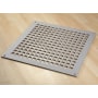 Reggio Registers Grid Series 14" x 14" Grille with Mounting Holes Grey Steel