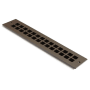Reggio Registers Grid Series 2-1/4" x 14" Floor Grille without Mounting Holes Oil Rubbed Bronze Aluminum