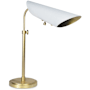 Regina Andrew Vest 27" Tall Spotlight Table Lamp White and Natural Brass