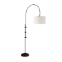 Regina Andrew Arc 84" Tall Gooseneck Floor Lamp Oil Rubbed Bronze