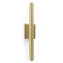 Regina Andrew Redford 2 Light 22" Tall Wall Sconce Natural Brass