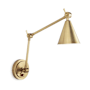 Regina Andrew Sal 5" Tall Wall Sconce Natural Brass