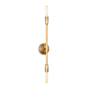 Regina Andrew Cobra 2 Light 22" Tall Wall Sconce Natural Brass