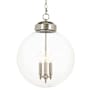 Regina Andrew Globe 3 Light 15" Wide Pendant Polished Nickel