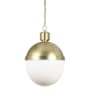 Regina Andrew Classics 16" Wide Pendant Natural Brass