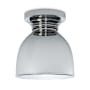 Regina Andrew Pantry 9" Wide Flush Mount Ceiling Fixture Polished Nickel