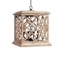 Regina Andrew Chatham 4 Light 18" Wide Semi-flush Lantern Ceiling Fixture Natural