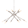 Regina Andrew Cobra 12 Light 43" Wide Sputnik Chandelier Polished Nickel