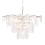 Regina Andrew Echo 10 Light 38" Wide Chandelier Natural Brass