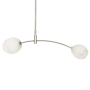 Regina Andrew Artemis 2 Light 47" Wide Linear Pendant Polished Nickel