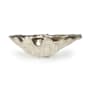 Regina Andrew Golden 14" Wide Clam Bowl Small Ambered Silver Leaf