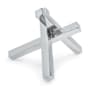 Regina Andrew Intersecting 12.75" Wide Sculpture Polished Nickel