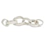 Regina Andrew Wooden 13.5" Wide Links Centerpiece White