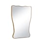 Regina Andrew Piero 28"W x 39-1/2"H Specialty Flat Steel Framed Accent Mirror Natural Brass