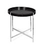 Regina Andrew Derby 25" Wide Leather Table Black