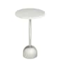 Regina Andrew Arthur 13" Wide Steel Table Polished Nickel