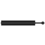 Rev-A-Shelf Classic Closet 12" Value Line Sliding Pull Out Extension Valet Clothes Rod for Custom Closet Systems Matte Black