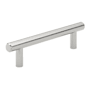 Richelieu 4-1/4 Inch Center to Center Bar Cabinet Pull Brushed Nickel