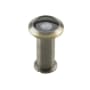 Richelieu 200 Degree Wide Angle Viewer for Doors 1-1/2" to 2-1/8" Thick Antique Brass