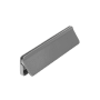 Richelieu 3-3/4 Inch Center to Center Finger Cabinet Pull Ravello Gray