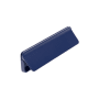 Richelieu 3-3/4 Inch Center to Center Finger Cabinet Pull Sapphire Blue
