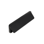 Richelieu 3-3/4 Inch Center to Center Finger Cabinet Pull Matte Black