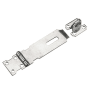 Richelieu 6-1/8 Inch Long Hinged Hasp Stainless Steel