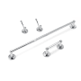 Richelieu Euro 4 Piece Bathroom Value Package with 24 Inch Towel Bar Chrome
