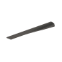 Richelieu 9-13/16 Inch Long Finger Cabinet Pull Graphite