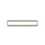 Richelieu 3-3/4 or 6-5/16 Inch Dual Center to Center Rectangular Cabinet Pull Brushed Nickel
