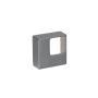 Richelieu 1-5/16 Inch Square Cabinet Knob Ravello Gray