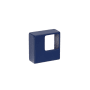 Richelieu 1-5/16 Inch Square Cabinet Knob Sapphire Blue