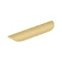 Richelieu 7-3/4 Inch Long Finger Cabinet Pull Brushed Gold