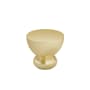 Richelieu 1 Inch Mushroom Cabinet Knob Brushed Gold