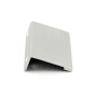 Richelieu 2 Inch Center to Center Aluminum Finger Cabinet Pull from the Expression Collection Stainless Steel