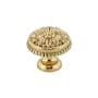 Richelieu 1-3/16 Inch Mushroom Cabinet Knob Brass