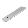 Richelieu 3-3/4 Inch Center to Center Backplate for Cabinet Pull Polished Nickel